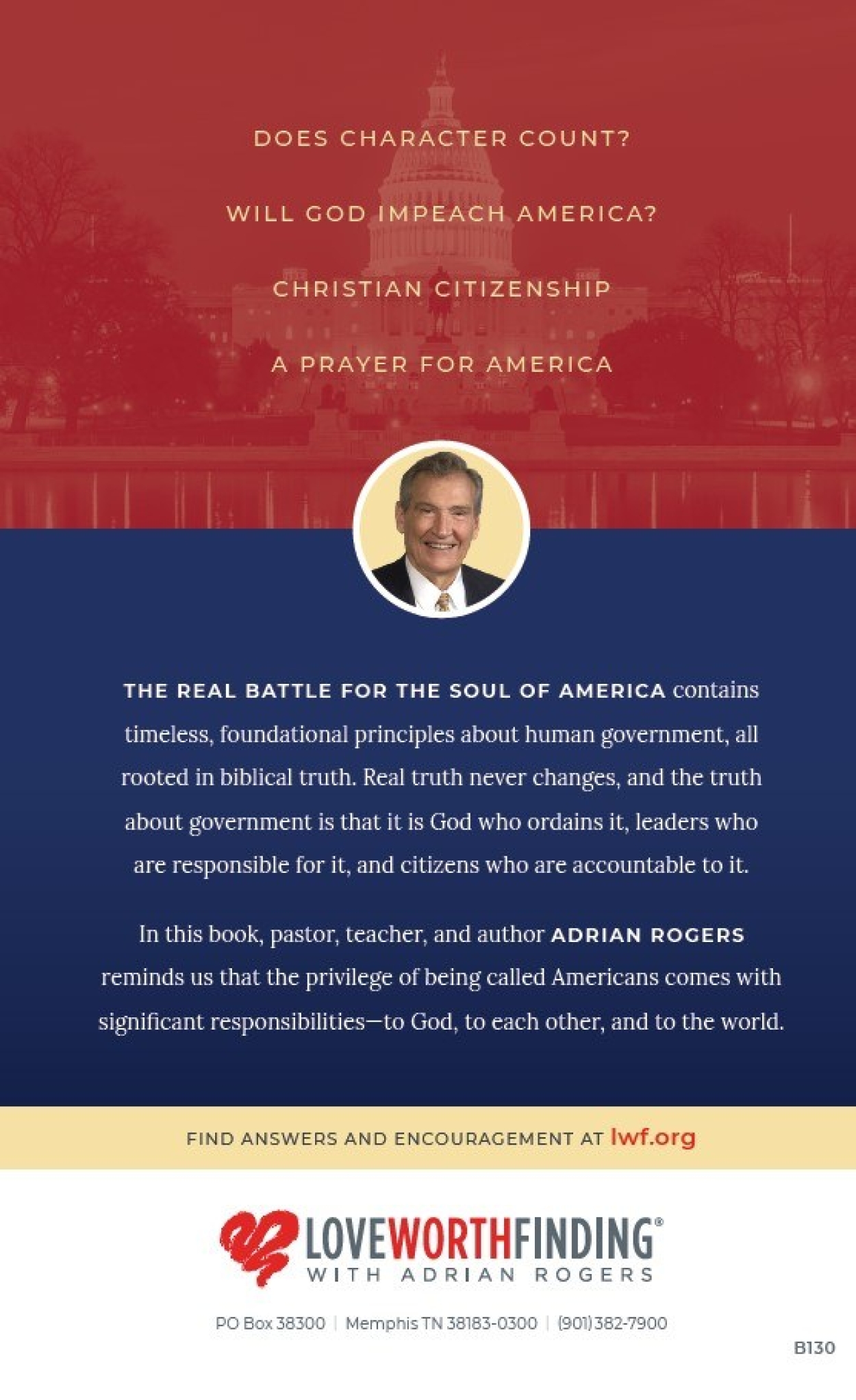 B130 the real battle for the soul of america book STORE DETAIL back