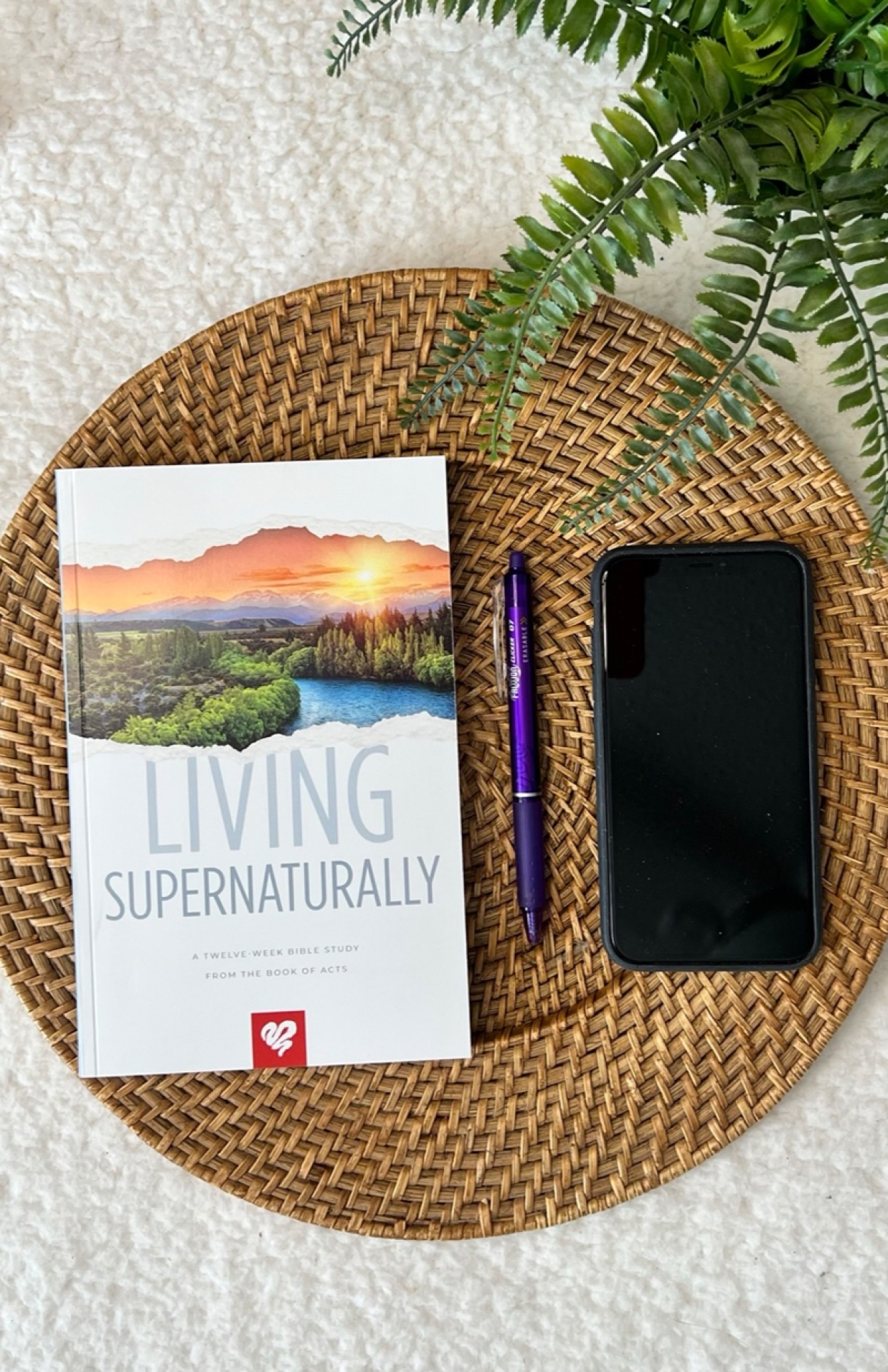 Bss167 living supernaturally bible study FLAT LAY